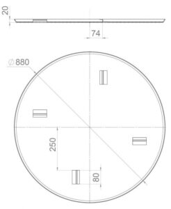 Фото 8 - Затирочный диск 880-3 мм 4 кр.