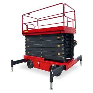 Фото 15 - Самоходный Ножничный Подъемник QZ-050-160 OXLIFT 500 кг 16 м.