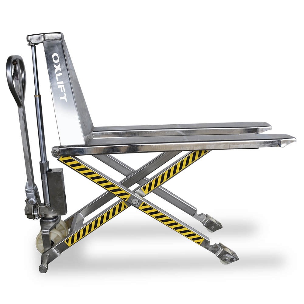 Фото 18 - Ножничная тележка из Нержавеющей Стали OXH-10Steel OXLIFT.