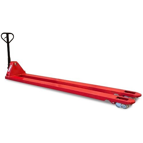 Фото 38 - Длинновильная гидравлическая тележка OX10-250 OXLIFT 2,5 м 1000 кг.
