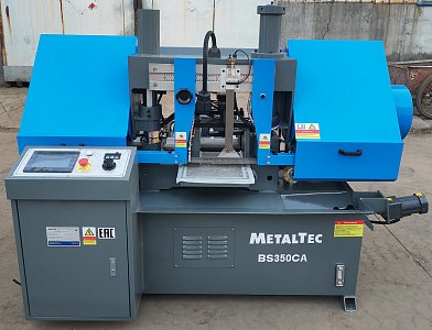 Фото 46 - MetalTec BS 350 CA автоматический колонный ленточнопильный станок.