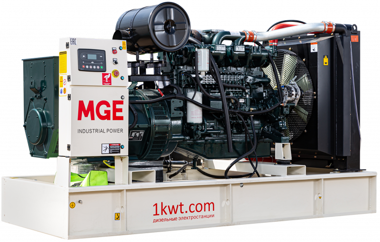 Фото 3 - P200DN дизельный генератор MGE 200 кВт Открытая на двигателе Doosan / P126TI.