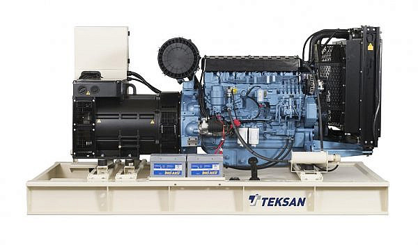 TJ500BD5L дизельный генератор Teksan 364 кВт Открытая на двигателе BAUDOUIN / 6M21G500/5