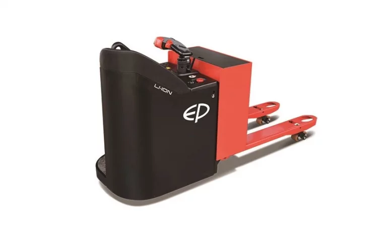 Фото 2 - Перевозчик паллет EP Equipment KPL201 (LI-ION, с платформой для оператора).